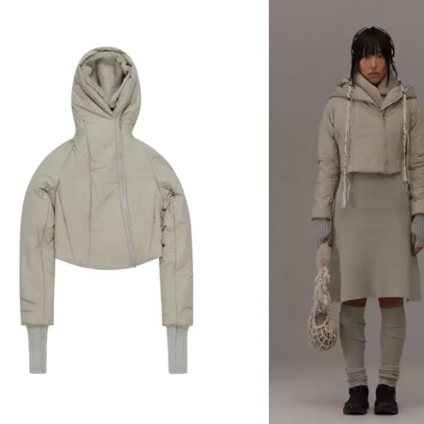 혜인서 패딩 아이보리