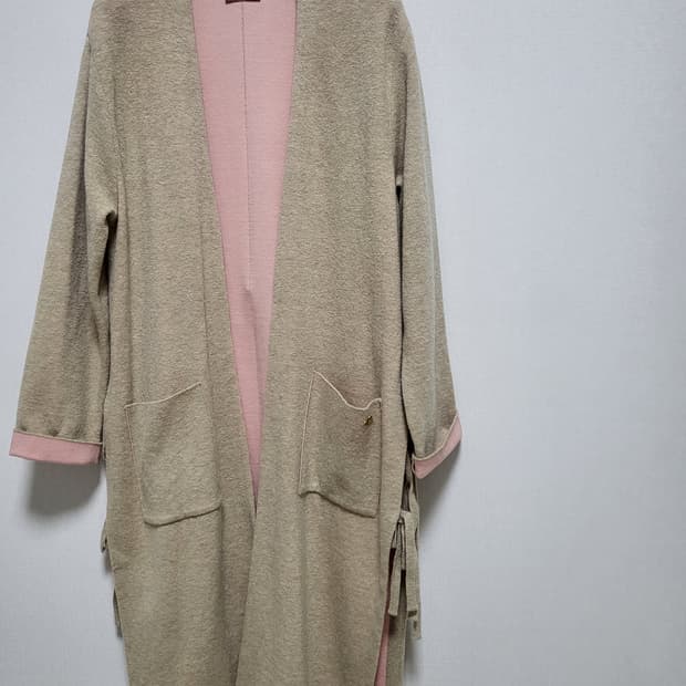 바이 쥬시뀌뚜르 한섬 BIRD 롱 니트 가디건 Free 새제품.55-88