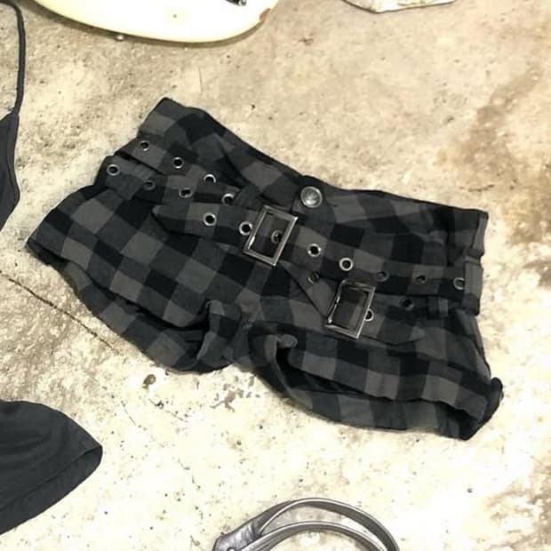 고스트 오브 할렘 파우닝 133 체크 팬츠