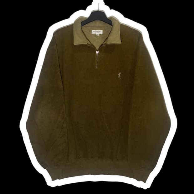 YvesSaintLaurent 입생로랑 반집업 후리스