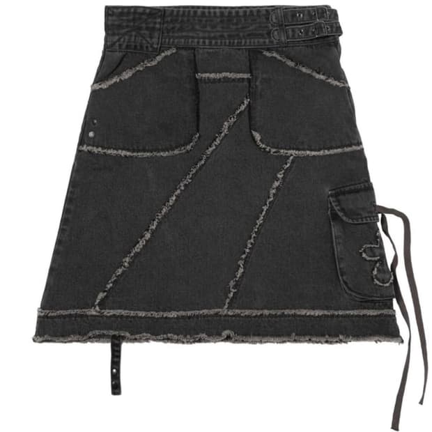 스마트어반유즈풀 SUU 코이세이오 FLOWER POCKET SKIRT 