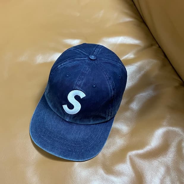 Supreme 슈프림 피그먼트 S로고 6패널 볼캡 모자