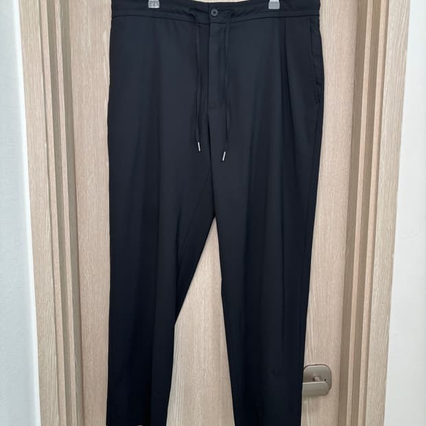 띠어리 Hunter 뉴테일러2 백밴딩 울팬츠34"/블랙