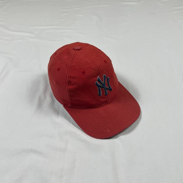 90‘s 빈티지 ny 로고 볼캡 모자