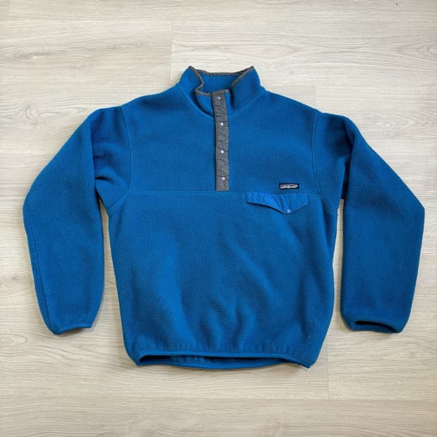 05FW 파타고니아 신칠라 스냅-T 코발트블루/그레이 자메이카