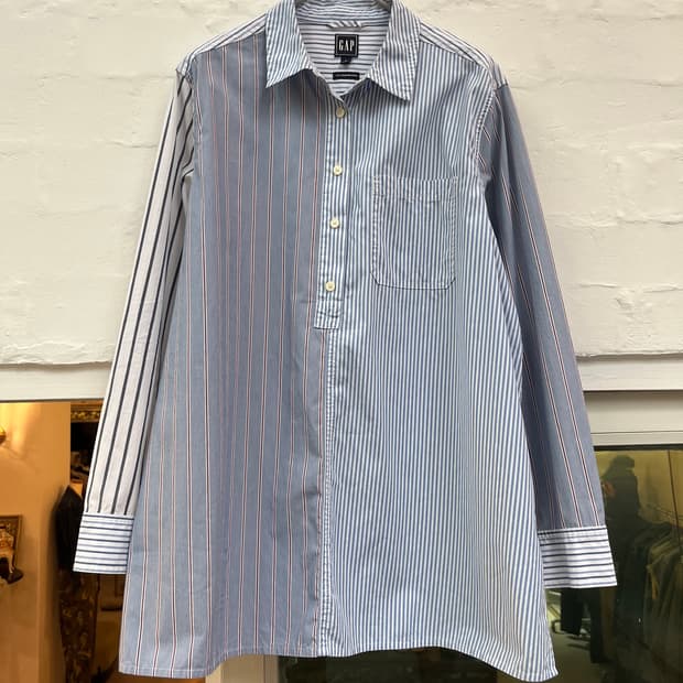 Gap 80s 스트라이프 하프셔츠 L