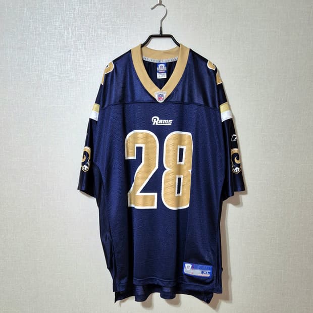 90s 리복 NFL 세인트루이스 램스 럭비져지