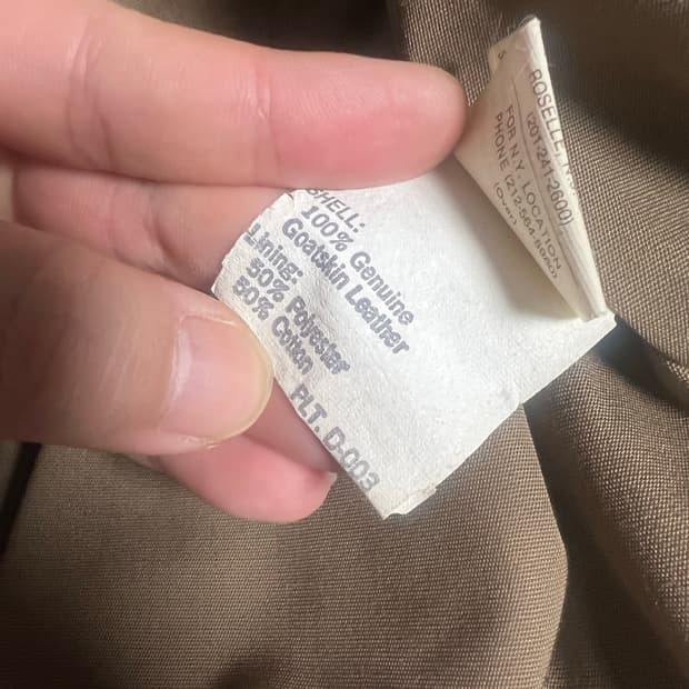 Cooper 고트스킨 a2 가죽자켓