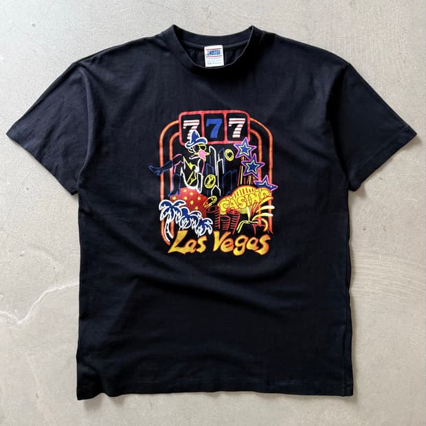 90s Las Vegas Casino 777 Tee