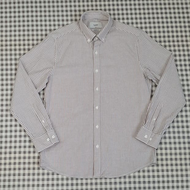 올젠 스트라이프 긴소매 셔츠 남자95