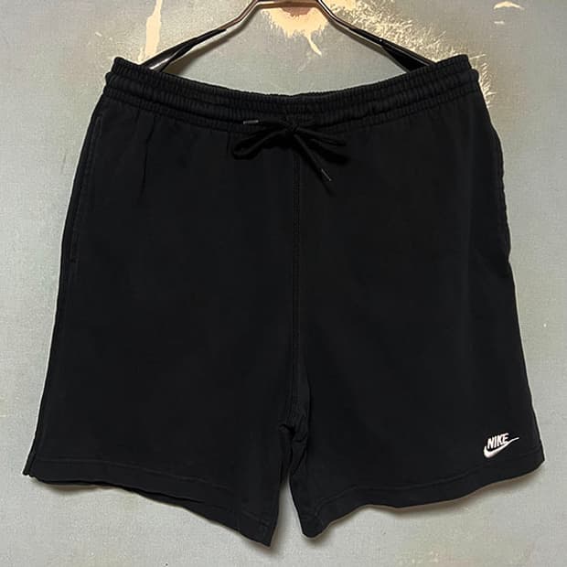 NIKE 나이키 클럽 니트쇼츠 남자 반바지 코튼 블랙 스포츠 L 32 