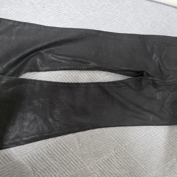 어웬드 왁스데님 플레어진