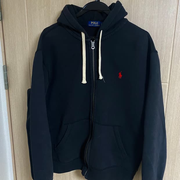 폴로 래드포니 후드집업 블랙 L