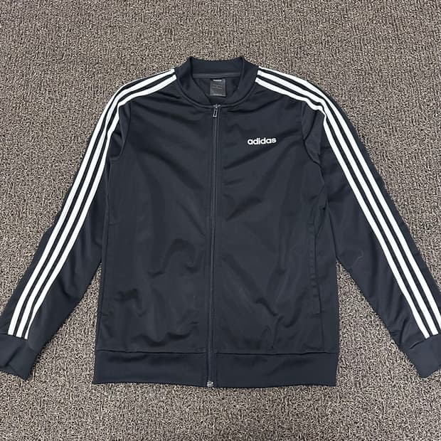 아디다스 져지 집업 블랙 100(L)