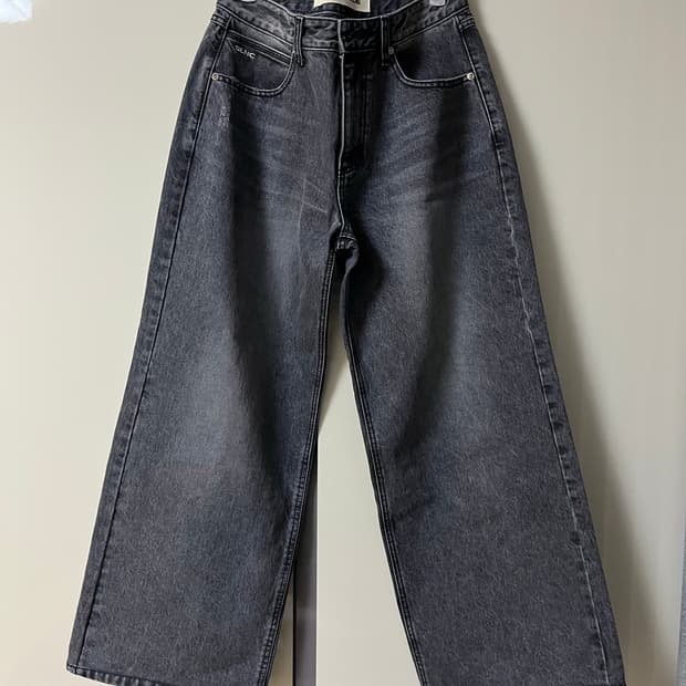 인사일런스 로우 웨이스트 와이드진