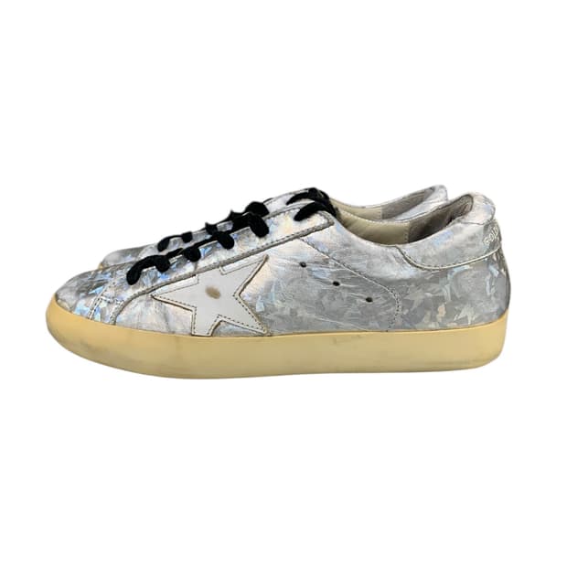 골든구스 슈퍼스타 글리터 스니커즈 실버 36(230) (Gr-3157)