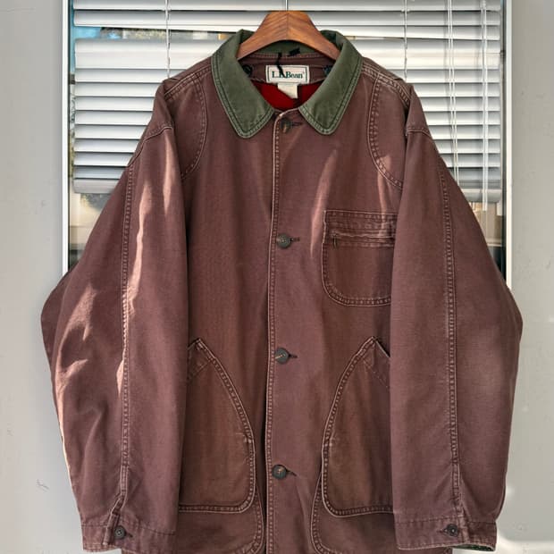 L.L.Bean 90s USA made canvas hunting 자켓 