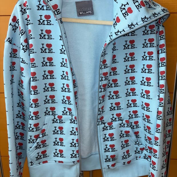 애슐리윌리엄스 아이하트미 후드집업 블루