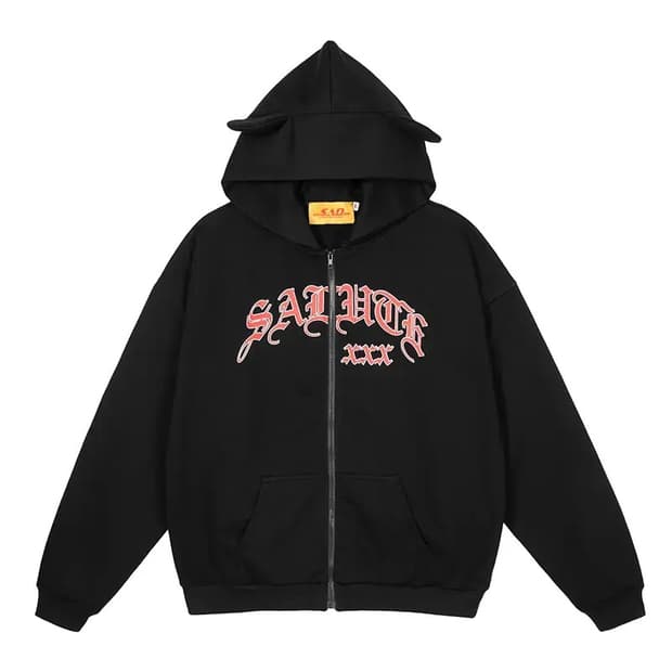 구해요) salute sad express zip up 살루트 후드 집업
