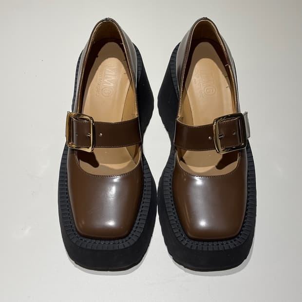 37) mm6 마르지엘라 메리제인 웨지힐 제니