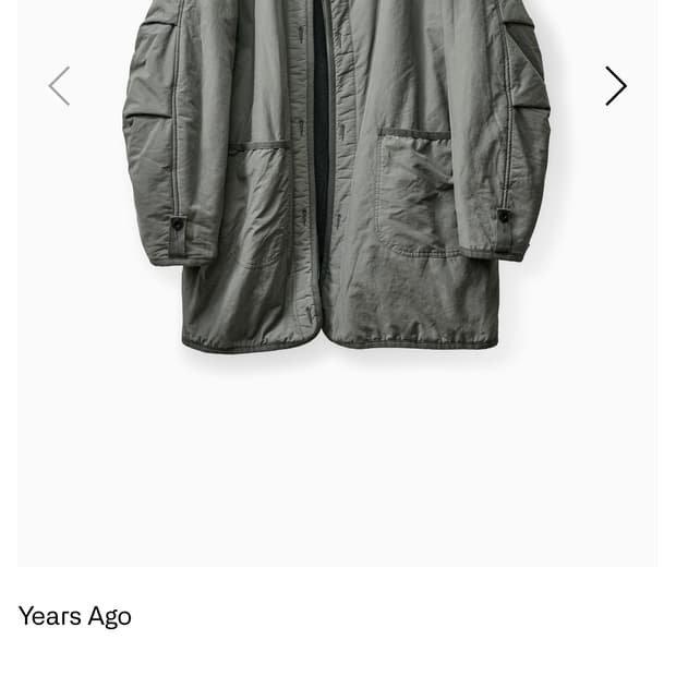 구해요) 이얼즈어고 years ago  울 캐시미어 리버시블 자켓 차콜