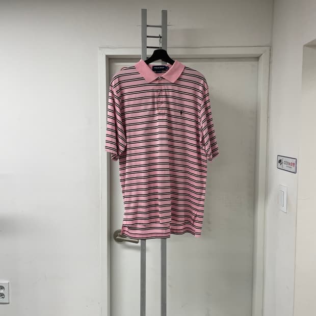 폴로 랄프로렌 단가라 PK 반팔 카라티 핑크 L