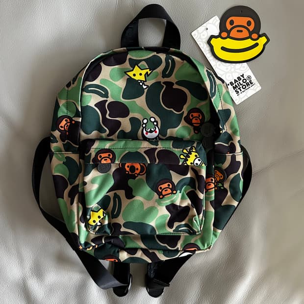 베이프 베이비마일로 카모 미니 백팩