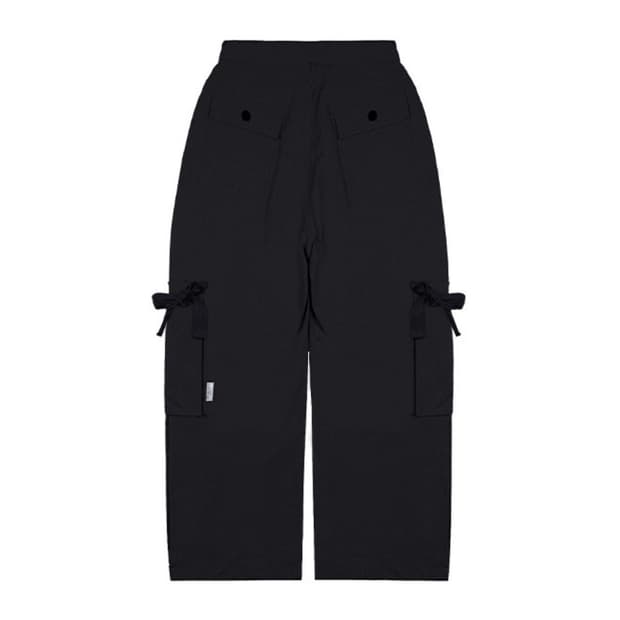 엑스톤즈 우먼 나일론 버킷포켓 팬츠 (BLACK)
