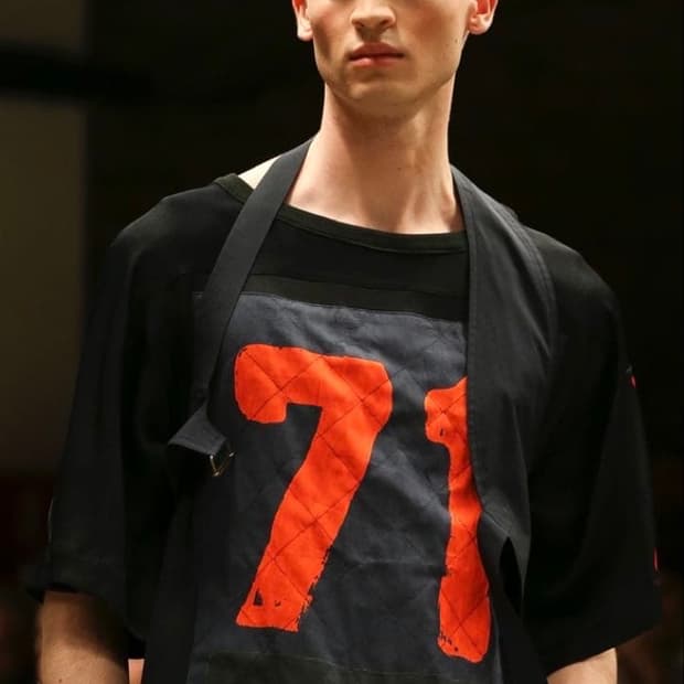 Dries van noten 15SS 넘버링 티셔츠