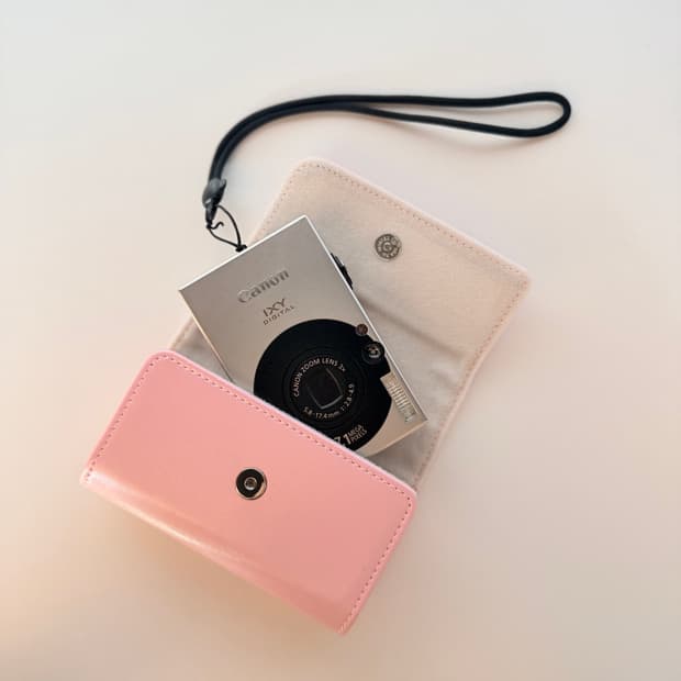캐논 ixy10 익시10/ ixus70 익서스70 빈티지디카 핑크케이스