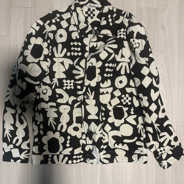 ZARA 자라 패턴 자켓 L