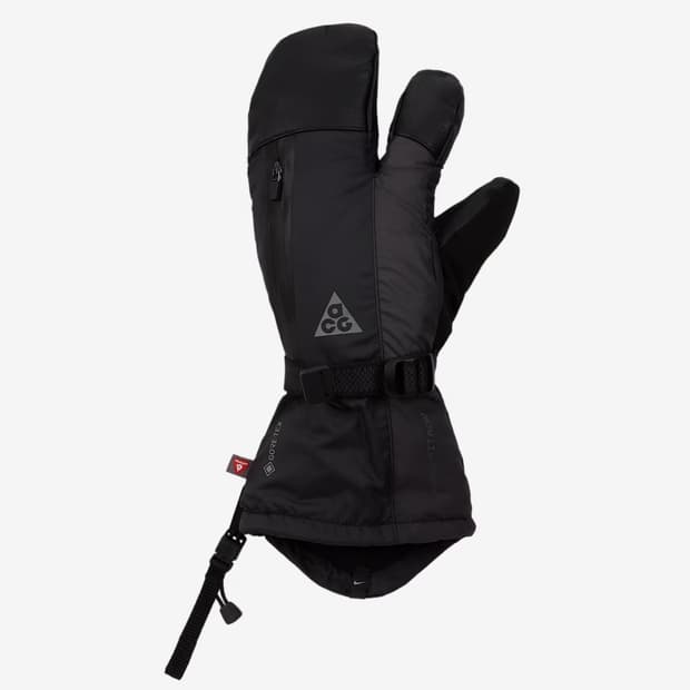 L 미개봉) 나이키 ACG 써마핏 고어텍스 스플릿 미트 장갑 등산 트레킹