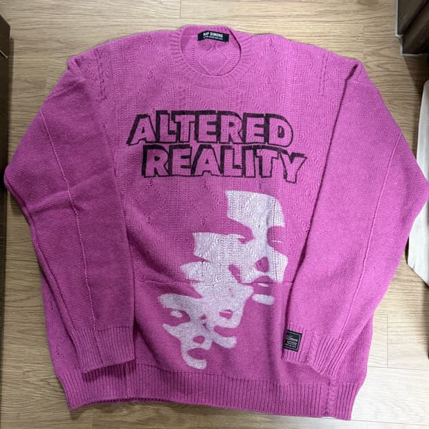 [1] 라프시몬스 Altered Reality 핑크 니트