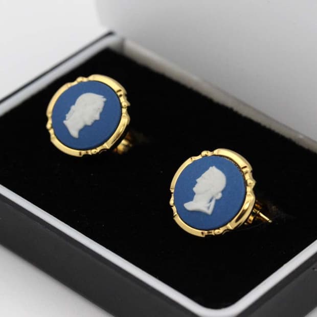 웨지우드 A+등급 남자 명품 커프스 제스퍼