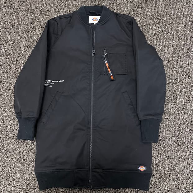 Dickies 디키즈 항공 롱 점퍼 자켓 블랙 M