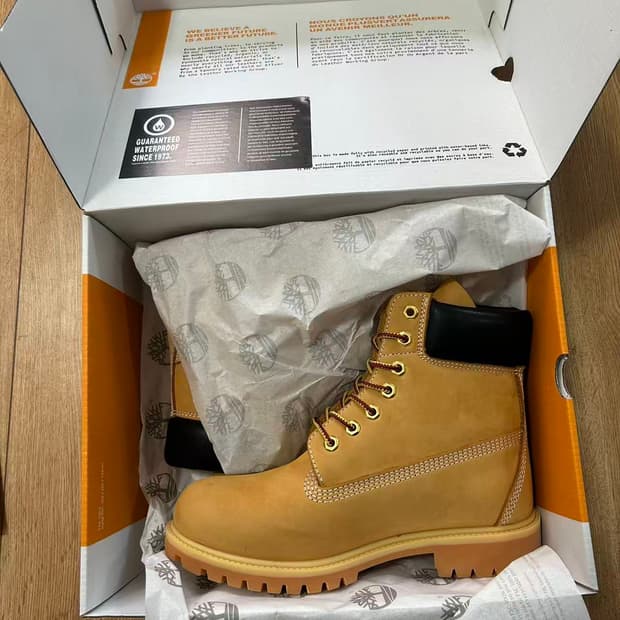 팀버랜드 프리미엄 6인치 워터프루프 부츠 위트 누벅 