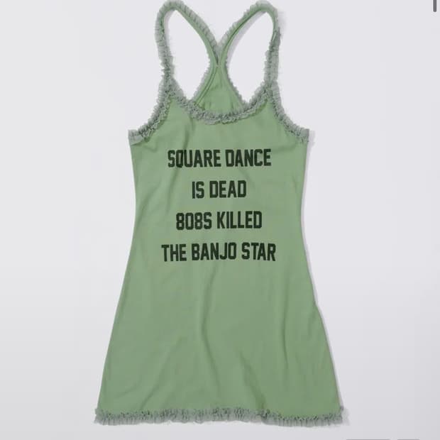  스컬프터 Acid Farm Mini Dress Acid Green XS