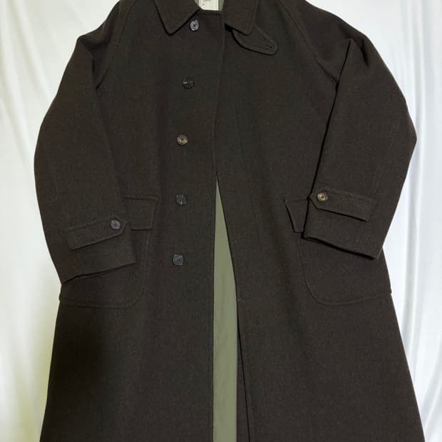 어나더 오피스 보이저 발마칸 코트 헤더브라운 02사이즈