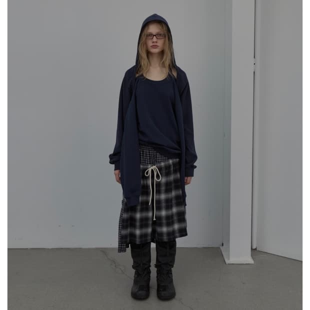 LCDC 후디 볼레로 네이비