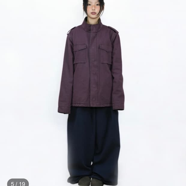 어스지구 필드자켓 (퍼플)
