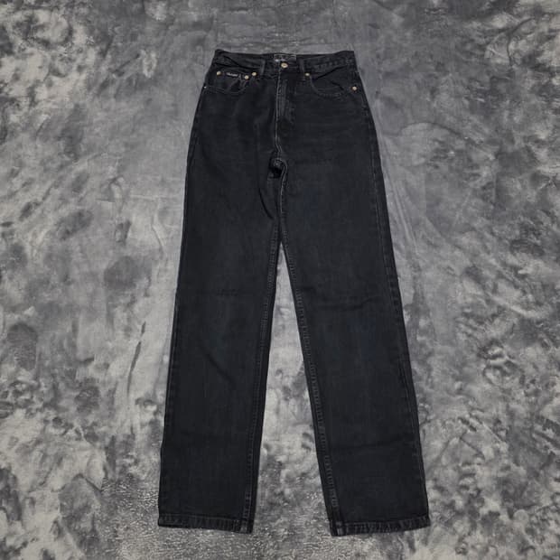 (29)CAL JEANS 빈티지 블랙 데님 팬츠