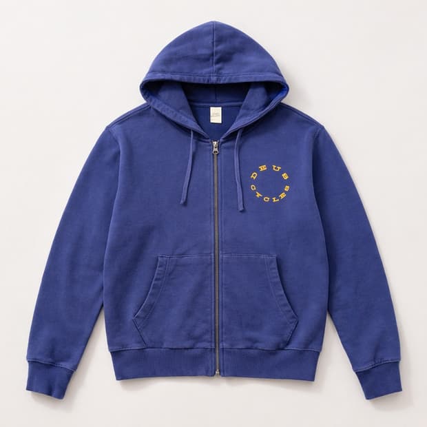 데우스 엑스 마키나 후드 집업 네이비 M