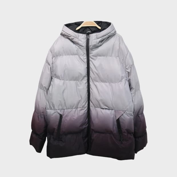 퍼플 그라데이션 패딩 61288