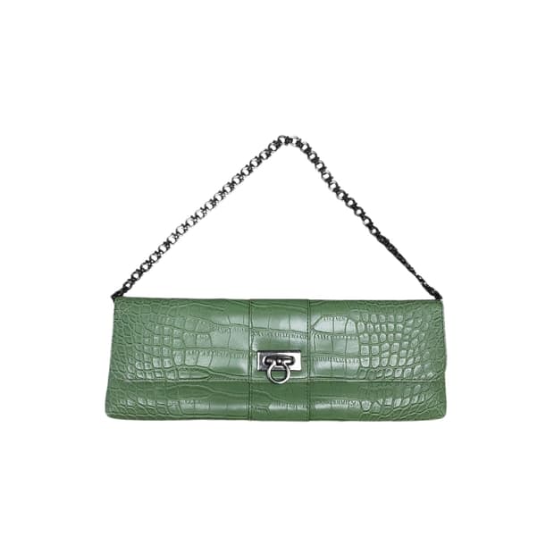 Vintage phyton shoulder bag