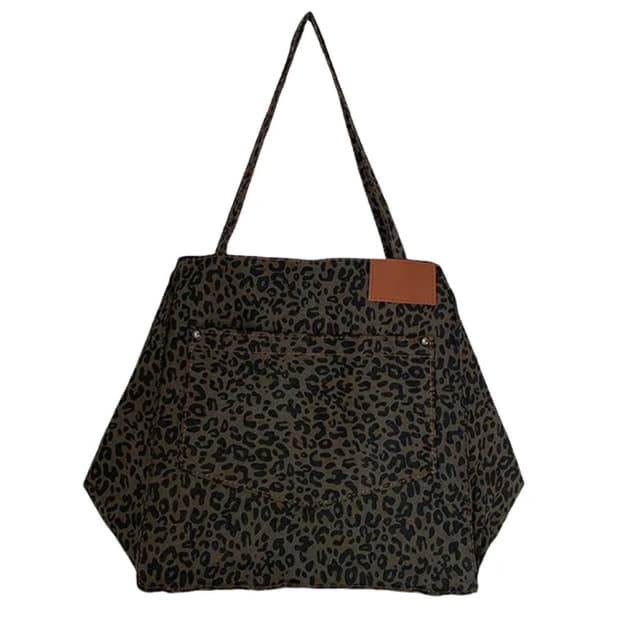 레오파드 호피 숄더백