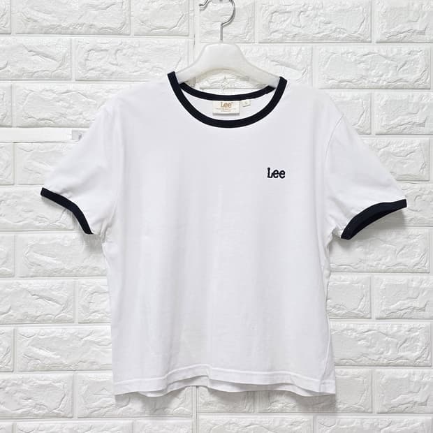 25s Lee 여성 기본 로고 반팔티 S