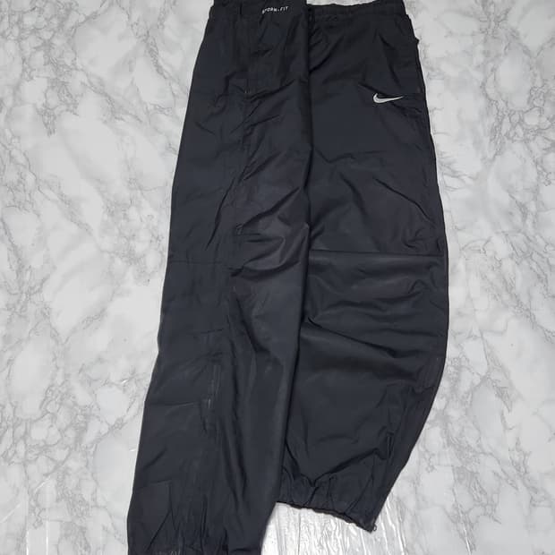 나이키 블랙 트랙팬츠 바람막이 와이드 바지
