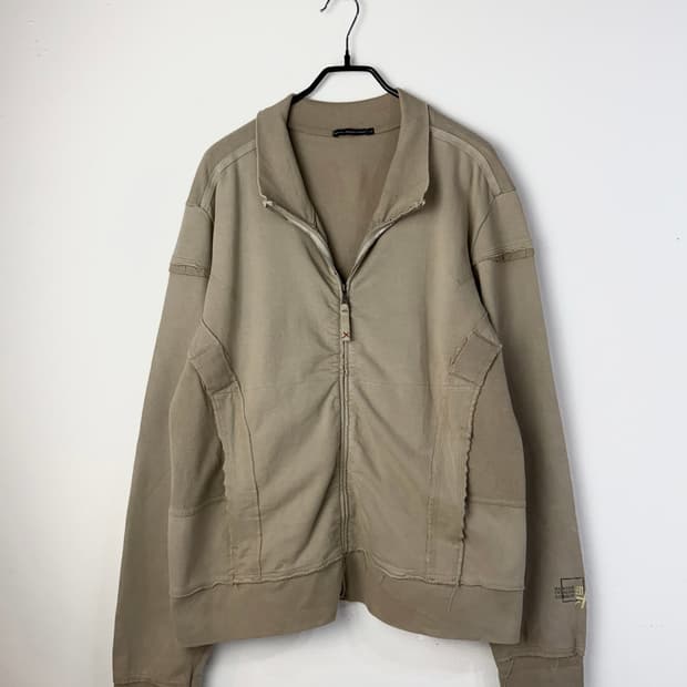 00s 마리떼 프랑소와 저버 컷아웃 집업 져지