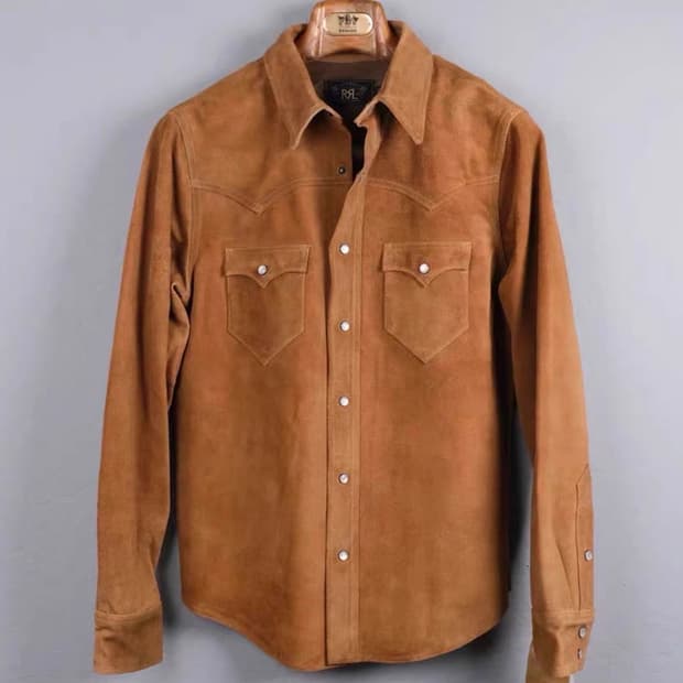 rrl 스웨이드 셔츠 자켓 M