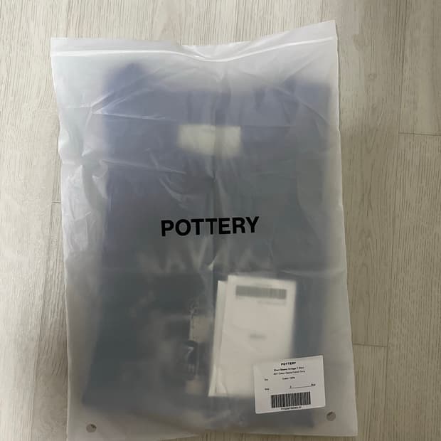 포터리 빈티지 그래픽 티셔츠